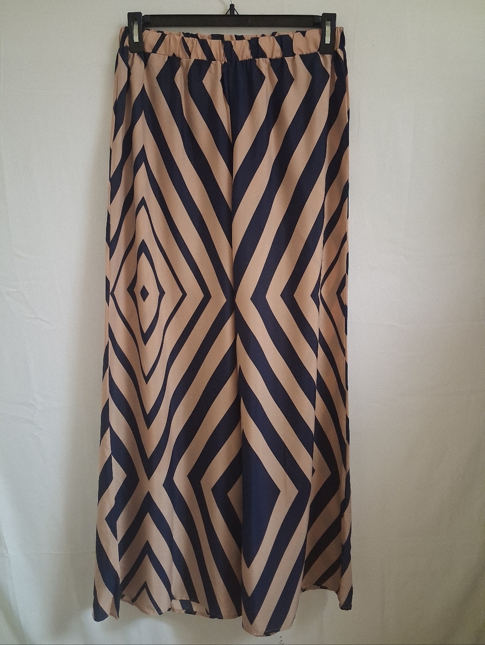 Navy Diamond Pant Size L